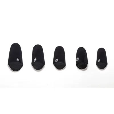 ถุงเท้าดำน้ำข้อสั้น แบบรองพื้นกันลื่น 1มิล 2มิล Non-Slip Diving Socks Black Odyssey™ AirBUB® neoprene