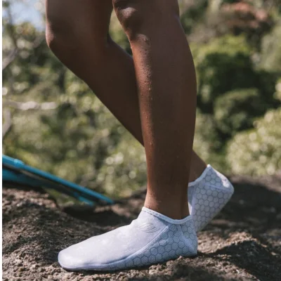 Short Non-Slip Diving Socks White 1mm , 2mm Odyssey™ AirBUB® neoprene(copy)