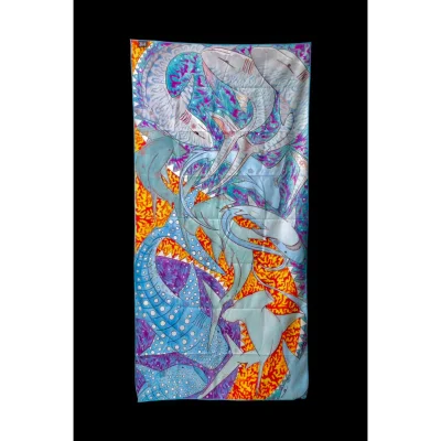 Naomi Atelier™  Beach towel SILK Suede TOWEL hypoallergenic