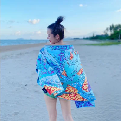 Naomi Atelier™  Beach towel SILK Suede TOWEL hypoallergenic Naomi Atelier™  Beach towel SILK Suede TOWEL hypoallergenic