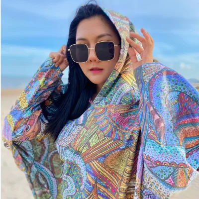 ชุดเสื้อคลุม Naomi Atelier™ เนื้อผ้า SILK Suede เกรดพรีเมี่ยมไม่เก็บฝุ่น hypoallergenic นุ่มละมุน ชุดเสื้อคลุม Naomi Atelier™ เนื้อผ้า SILK Suede เกรดพรีเมี่ยมไม่เก็บฝุ่น hypoallergenic นุ่มละมุน