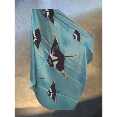 Scarf Odyssey Design by Naomi made from premium satin silk material.