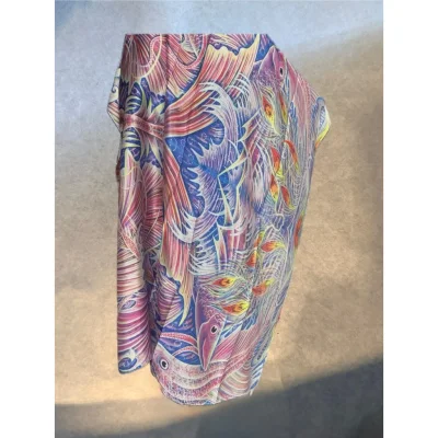 Scarf Odyssey Design by Naomi made from premium satin silk material.