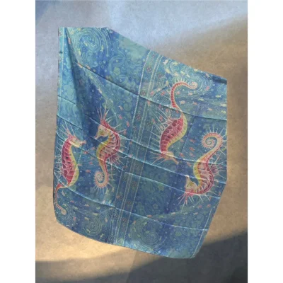 Scarf Odyssey Design by Naomi made from premium satin silk material.