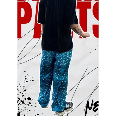 Odyssey Whale Shark Pants are made from Italian silk. They are light, soft, and comfortable to wear.