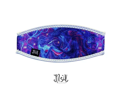 MASK STRAP COVER by Naomi ผ้ารองสายรัดหน้ากากดำน้ำ Limited Edition Neoprene 3mm สวมสบาย