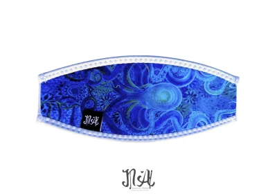 MASK STRAP COVER by Naomi ผ้ารองสายรัดหน้ากากดำน้ำ Limited Edition Neoprene 3mm สวมสบาย