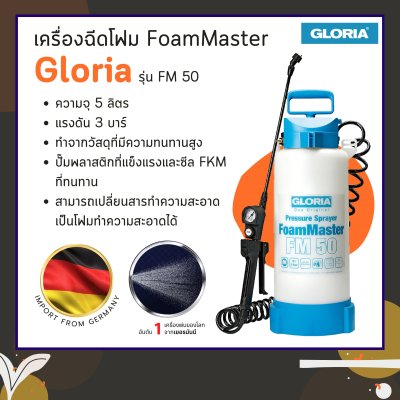 เครื่องฉีดโฟม ถังพ่นโฟม FoamMaster รุ่น FM50