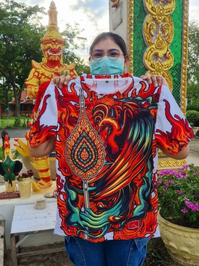 EP.6 เสื้อหลวงพ่อรวย ลายแนว OVP "ยันต์สมณศักดิ์"