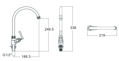 AMERICAN STANDARD ก๊อกซิงค์ รุ่นอัส A-7051J