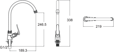 AMERICAN STANDARD ก๊อกซิงค์ รุ่นอาร์ A-7053J