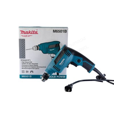 Makita สว่านไฟฟ้า 6 มม. (1/4") ปรับซ้าย-ขวา รุ่นM6501B (MT SERIES)