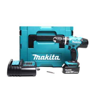 MAKITA สว่านกระแทกไร้สาย 18V. 13mm. 1/2" รุ่น DHP453SF1J