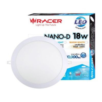 Racer รุ่น Down light LED Nano-D ขนาด 18W 3000K