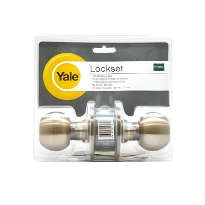 Yale ลูกบิดห้องน้ำ หัวกลม (ไม่มีกุญแจ) รุ่น KN-VCA5222 Yale ลูกบิดห้องน้ำ หัวกลม (ไม่มีกุญแจ) รุ่น KN-VCA5222