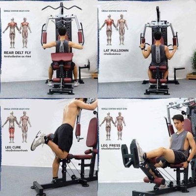 Multi gym with leg press MHG1301