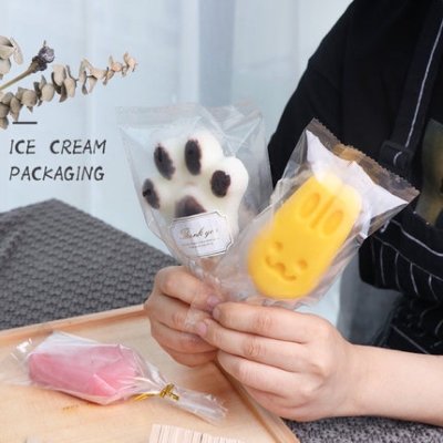 Bakery D'VER  ถุงไอติมแท่ง มีหลายขนาด แพคละ 95-100 ใบ ice cream bar bags