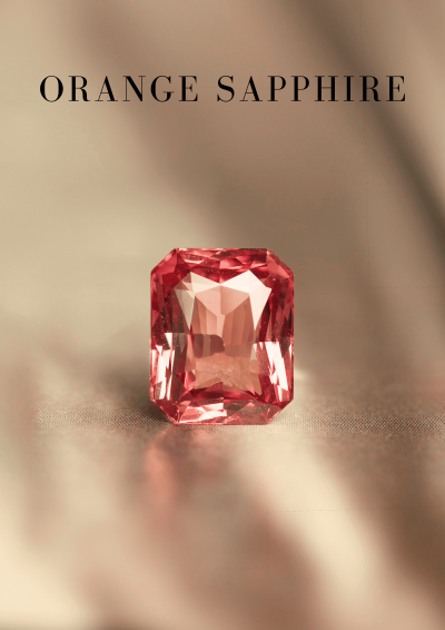 1.56 กะรัต / GUILD / H / แซฟไฟร์ (Brownish Orange)