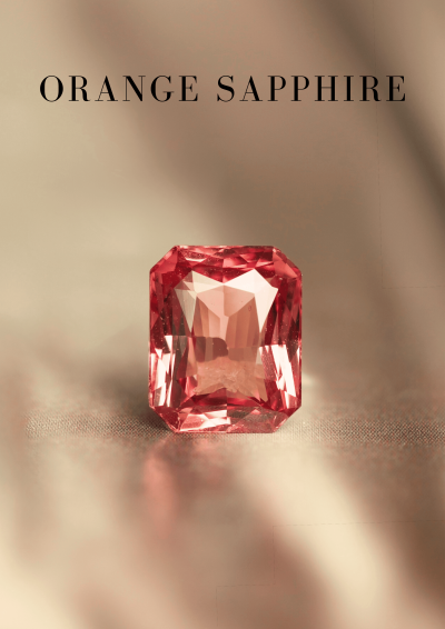 1.56 กะรัต / GUILD / H / แซฟไฟร์ (Brownish Orange)
