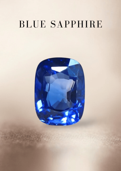 3.69 กะรัต / GIL / H /  แซฟไฟร์ (Blue)