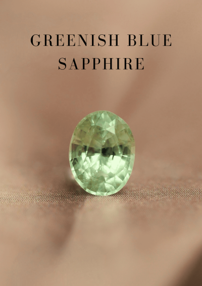 0.57 ct. / GIL / H / Sapphire (Pastel Green)