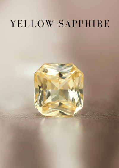 1.37 ct. / GCI / H / Sapphire (Pastel Yellow)