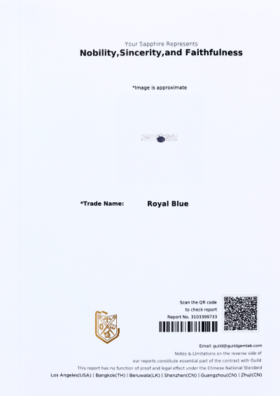 Royal Blue Sapphire FOREVER BOND Ring Royal Blue Sapphire FOREVER BOND Ring