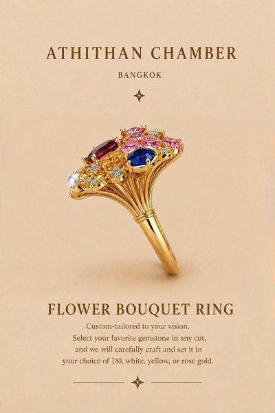 FLOWER BOUQUET RING