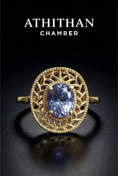 THE EMBLEM OF VICTORY | Violet Sapphire Ring