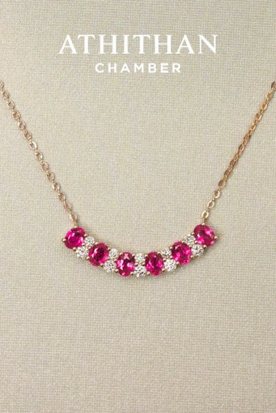 VIVID RUBY / DIAMOND Necklace