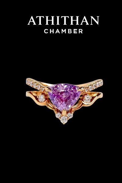 STELLAR DIADEM Pink Sapphire Ring