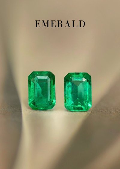 1.30 กะรัต / GIL / มรกต Zambia (Vivid Green)