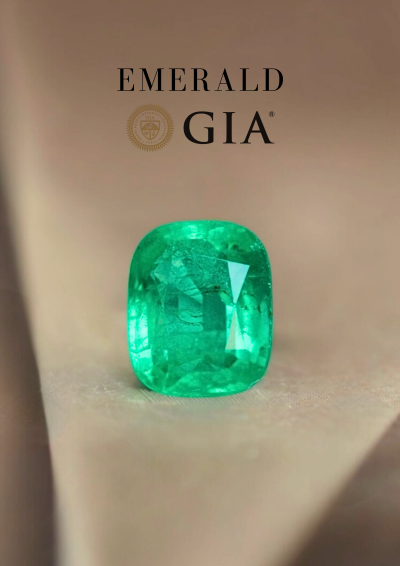1.63 กะรัต / GIA / มรกต Zambia (Green)