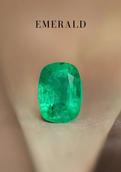3.67 ct. / GUILD / Emerald Zambia (Vivid Green)