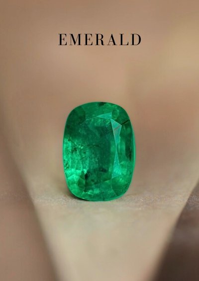 3.67 ct. / GUILD / Emerald Zambia (Vivid Green)