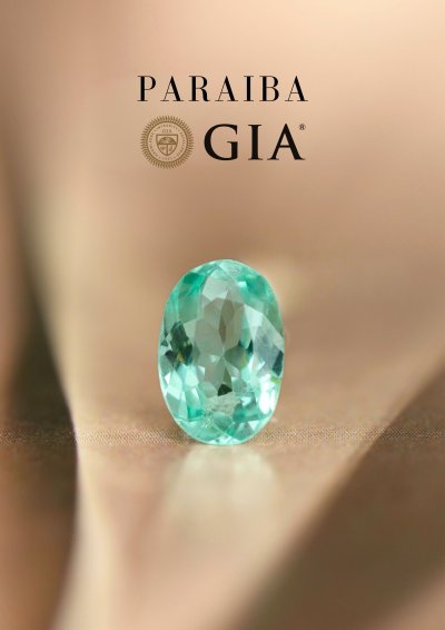 0.77 ct. / GIA / Paraiba (Blue Green)