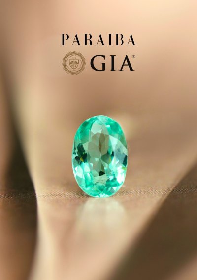 0.77 ct. / GIA / Paraiba (Blue Green)