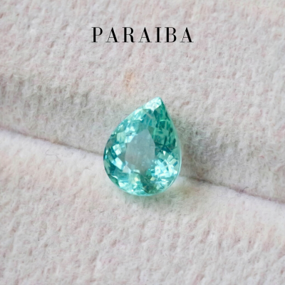 1.60 กะรัต / พาไรบา (Greenish Blue) / H