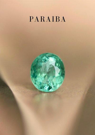 0.84 ct. / Bellerophon / H / Paraiba (Bluish Green)