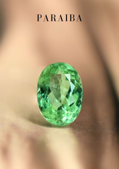 3.80 ct. / Paraiba (Bluish Green)
