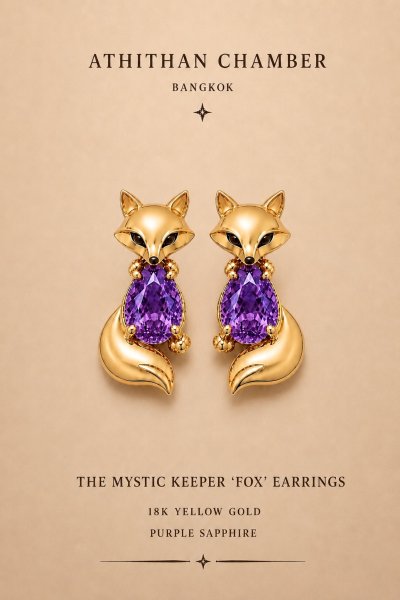 THE MISTIC KEEPER FOX Earrings