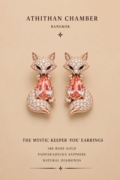 THE MISTIC KEEPER FOX Earrings