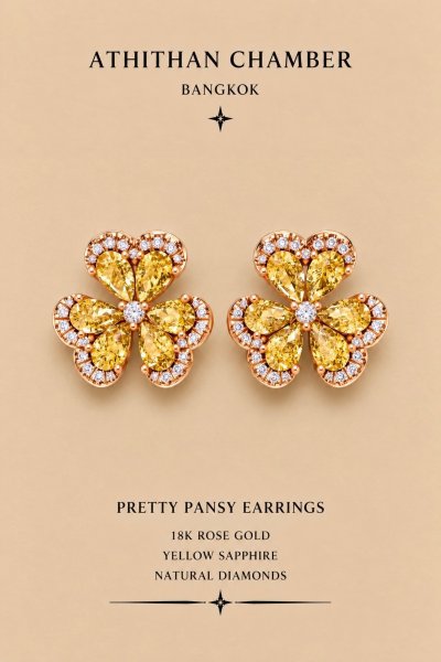 PRETTY PANSY Earrings