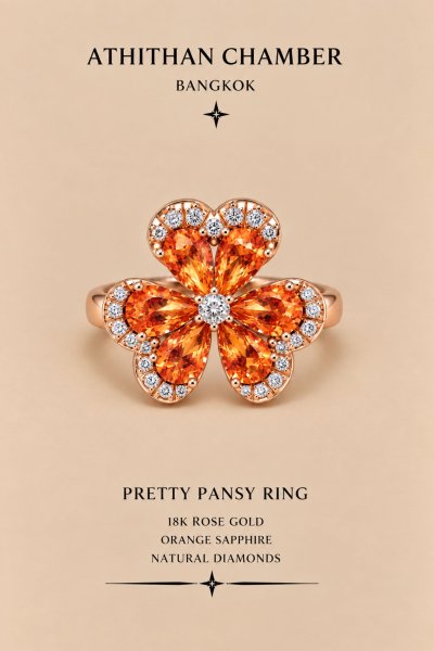 PRETTY PANSY Ring