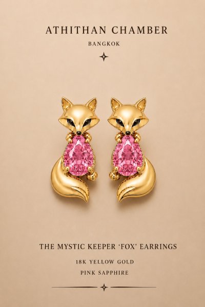 THE MISTIC KEEPER FOX Earrings