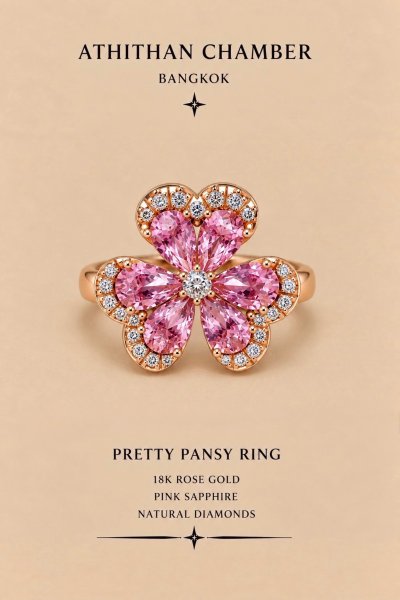PRETTY PANSY Ring