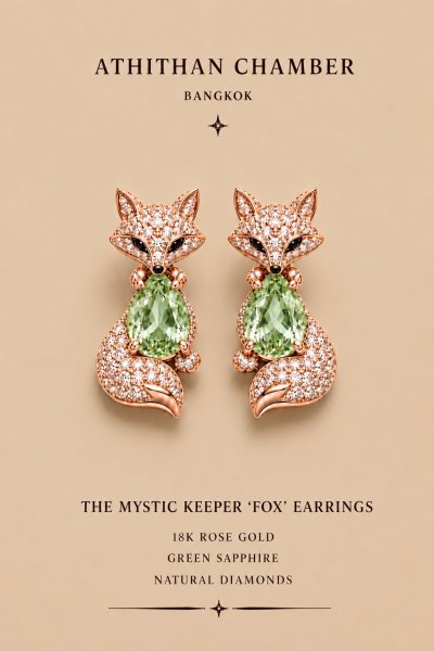 THE MISTIC KEEPER FOX Earrings