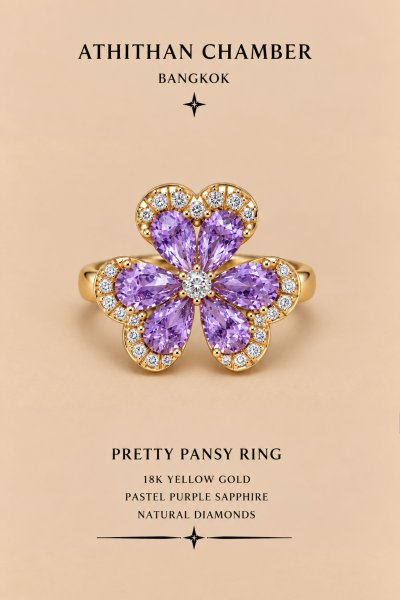 PRETTY PANSY Ring