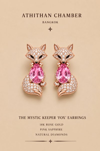 THE MISTIC KEEPER FOX Earrings
