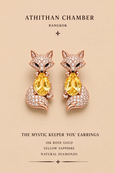 THE MISTIC KEEPER FOX Earrings